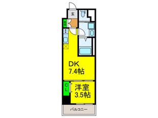 フウキレジデンス平野の物件間取画像